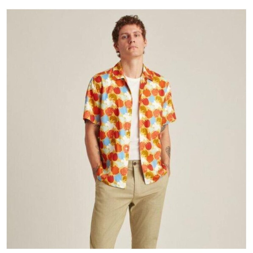 Bonobos Riviera Short Sleeve Button Up Shirt NWT - Size XXL‎